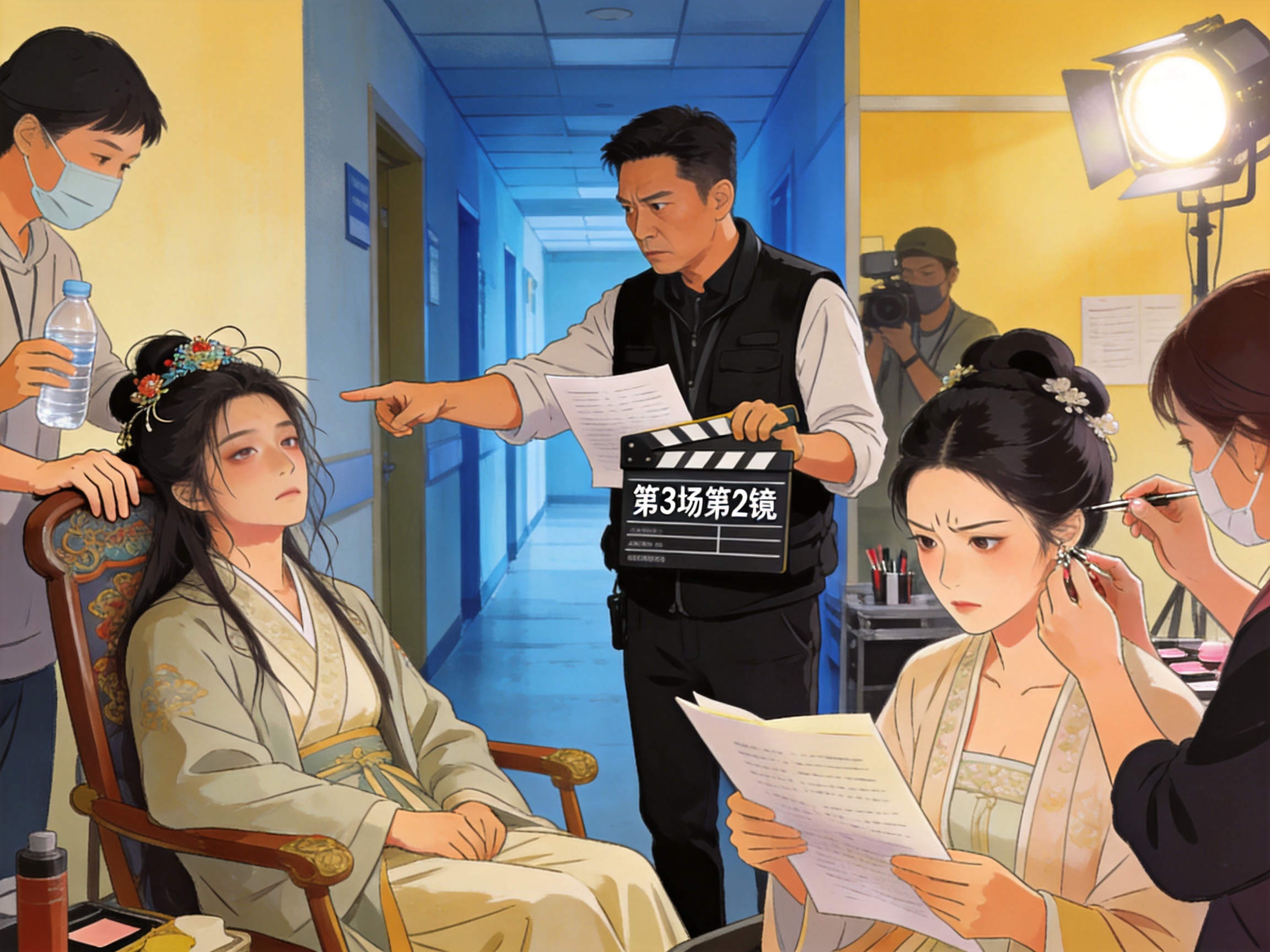 小花旦轧戏不敬业